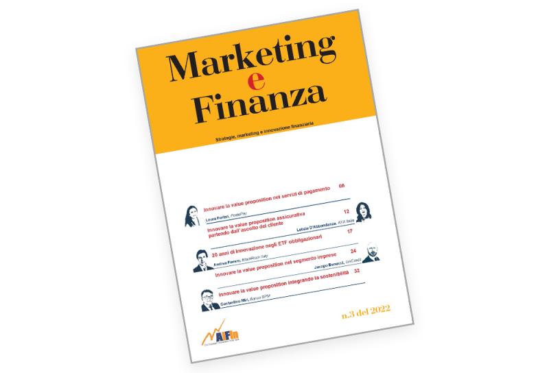 Nuovo numero della rivista Marketing e Finanza N. 3 del 2022